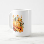 Herbst Kürbis  Kaffeetasse (Vorderseite Links)