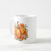 Herbst Kürbis Kaffeetasse (Vorderseite Links)