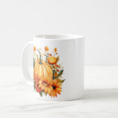 Herbst Kürbis Kaffeetasse (Vorderseite Links)
