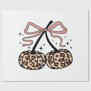 Herbst Kürbis, Kürbis Kirschen, Leopard Kürbis, P Geschenkpapier