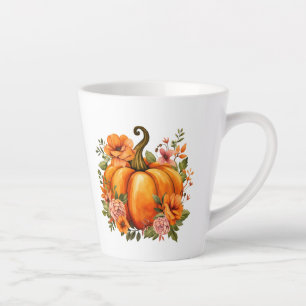 Herbst Kürbis Milchtasse