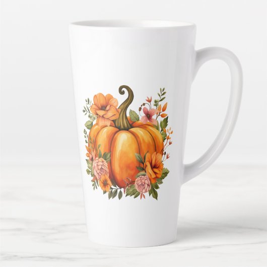 Herbst Kürbis Milchtasse (Rechts)
