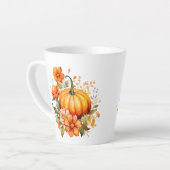 Herbst Kürbis Milchtasse (Linke Ecke)