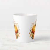 Herbst Kürbis Milchtasse (Vorderseite)