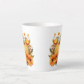 Herbst Kürbis  Milchtasse (Vorderseite)