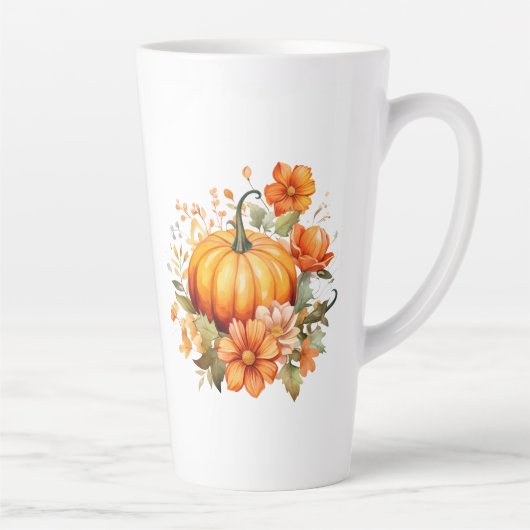 Herbst Kürbis Milchtasse (Rechts)