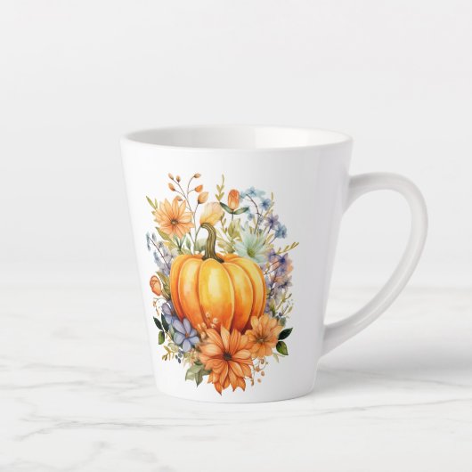 Herbst Kürbis Milchtasse (Rechts)