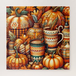 Herbst-Kürbis-Puzzle Puzzle
