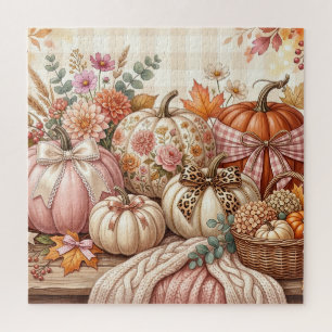 Herbst-Kürbis-Puzzle Puzzle