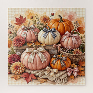 Herbst-Kürbis-Puzzle Puzzle