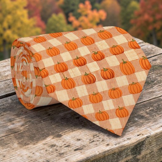 Herbst-Kürbis-Schlips Krawatte