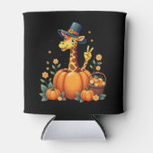 Herbst Kürbisfall Giraffe Erntedank Womens Me Dosenkühler (Vorderseite)