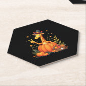 Herbst Kürbisfall Giraffe Erntedank Womens Me Untersetzer (angewinkelt)