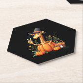 Herbst Kürbisfall Giraffe Erntedank Womens Me Untersetzer (angewinkelt)