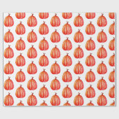 Herbst, Kürbispapier Geschenkpapier (Flach)