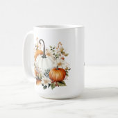 Herbst-Kürbisse Kaffeetasse (Vorderseite Links)