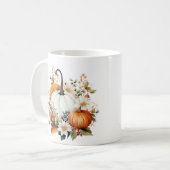 Herbst-Kürbisse Kaffeetasse (Vorderseite Links)