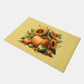 Herbst-Kürbisse Türmatte (Schrägansicht)