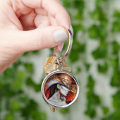 Herbst Lady Schlüsselanhänger Geschenk Moderne Fra (Hand)