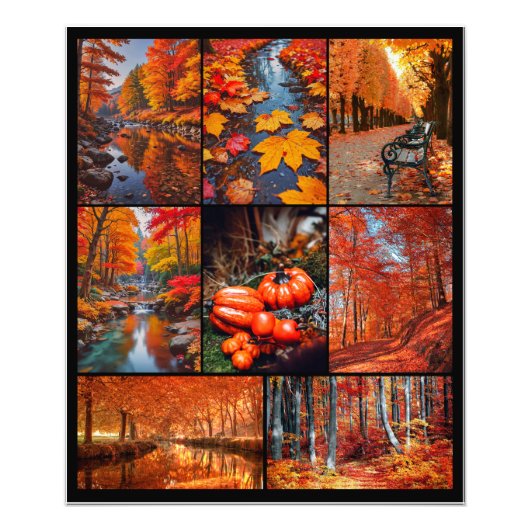 Herbst Landscape Foto Grid (Vorne)