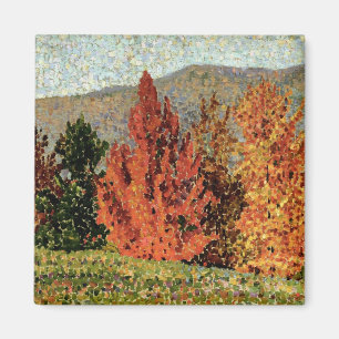 Herbst-Landschaft, c.1903 (Öl auf Leinwand) Magnet