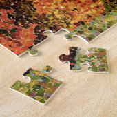 Herbst-Landschaft, c.1903 (Öl auf Leinwand) Puzzle (Seite)