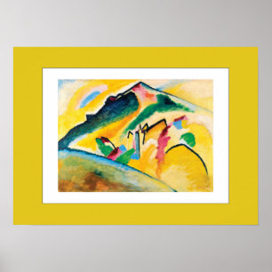Herbst-Landschaft durch Wassily Kandinsky Poster