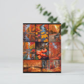 Herbst Landschaft Foto Art Postkarte (Stehend Vorderseite)