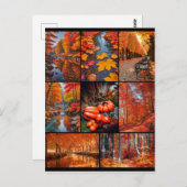 Herbst Landschaft Foto Art Postkarte (Vorne/Hinten)