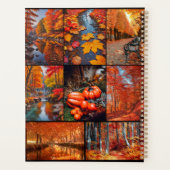 Herbst Landschaft Foto Collage Kunst Planer (Rückseite)
