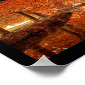 Herbst Landschaft Foto Collage Kunst Poster (Ecke)