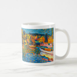 Herbst-Landschaft mit Booten durch Wassily Kaffeetasse