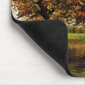 Herbst-Landschaft mit vier Bäumen durch Van Gogh Mousepad (Ecke)