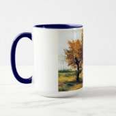 Herbst-Landschaft mit vier Bäumen Tasse (Links)