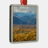 Herbst-landschaftliche Ansicht Boulders Colorado Ornament Aus Metall (Rechts)