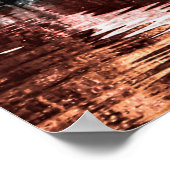 Herbst Landschaftsbild Foto Park Poster (Ecke)