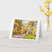 Herbst-Landstraße Karte (Gelbe Blume)