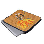 Herbst Laptopschutzhülle (Vorne Knopf)