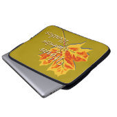 Herbst Laptopschutzhülle (Vorne Knopf)