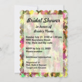 Herbst lässt Abstraktes Brautparty einladen Einladung (Vorderseite)