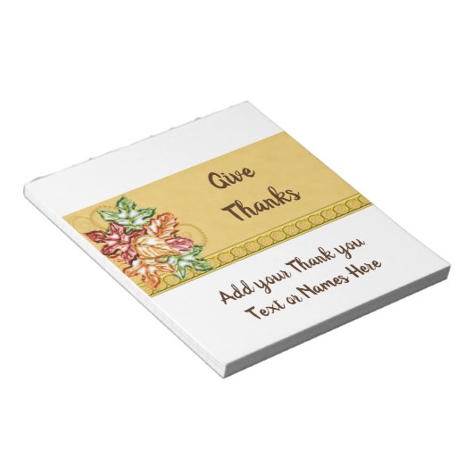 Herbst lässt Candy Bar Wrappers Favoriten Notizblock (angewinkelt)