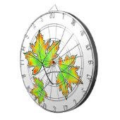 Herbst lässt eleganten Fall botanisch Dartscheibe (Vorderseite rechts)