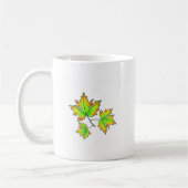 Herbst lässt eleganten Fall botanisch Kaffeetasse (Links)