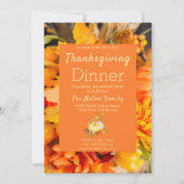 Herbst lässt Erntedank einladen Einladung (Vorderseite)