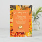 Herbst lässt Erntedank einladen Einladung (Stehend Vorderseite)