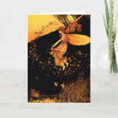 Herbst lässt Fairy Greeting Cards Karte (Vorderseite)