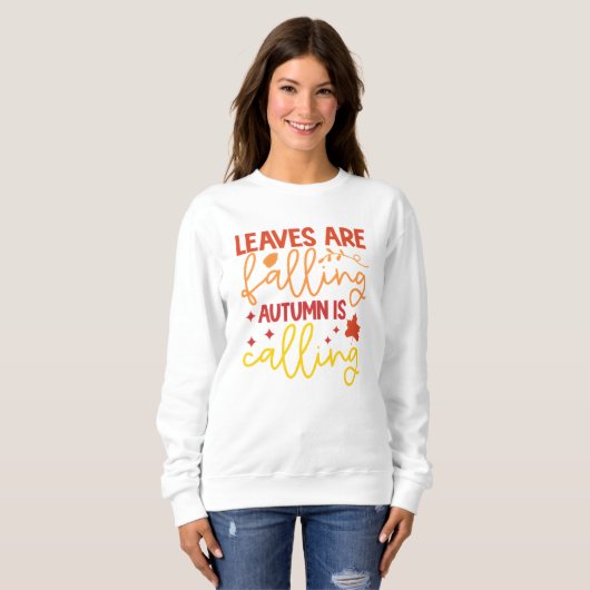 Herbst lässt farbigen Fall Sweatshirt (Vorne ganz)