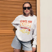 Herbst lässt farbigen Fall Sweatshirt