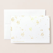 Herbst lässt glückliches Erntedankfest Folienkarte (Rückseite mit Umschlag)