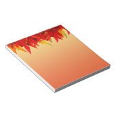 Herbst lässt Grenzen Notizblock (angewinkelt)